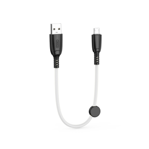 Kabel XO NB247 USB - microUSB 0,25m 6A bel - slika 1