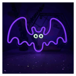 Neon LED luč stenska - netopir - slika 2