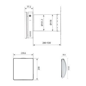 4x AIRA ECO PLUS rekuperator z montažo - slika 8