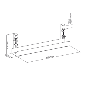 Organizator kablov MyWall HZ 45-1 - slika 7