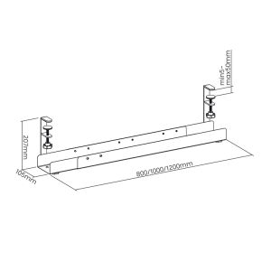 Organizator kablov MyWall HZ 45-2 - slika 8