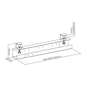 Organizator kablov MyWall HZ 46-2 - slika 8
