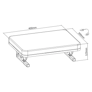 Počivalnik za noge Maclean MC-460 - slika 8