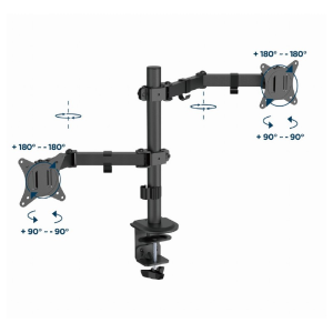 Nosilec za dva monitorja MA-D2-03 17”-32” - slika 4