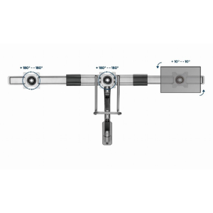 Nosilec za tri monitorje MA-WA3-01 17”-27” - slika 7