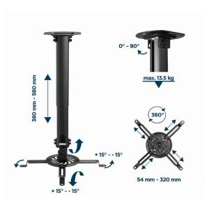 Nosilec za projektor Gembird CM-B-01 - slika 5