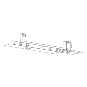 Organizator kablov MyWall HZ 47 - slika 7