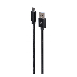 Kabel Cablexpert USB na microUSB 1,8m črn - slika 1