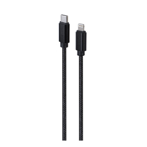 Kabel Cablexpert USB-C na 8-pin Lightning 20W 1,8m črn