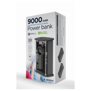 Prenosna baterija Gembird Power bank QC3.0 9000mAh - slika 4