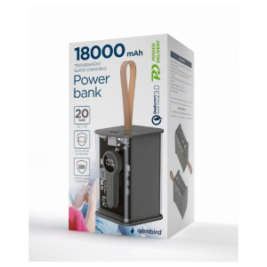 Prenosna baterija Gembird Power bank QC3.0 18000mAh - slika 4