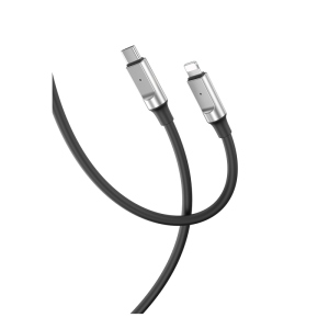Kabel XO NB-Q252A USB-C na 8-pin Lightning 27W 1m črn - slika 1