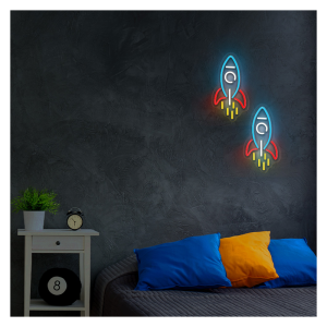 Neon LED luč - Raketa - slika 5