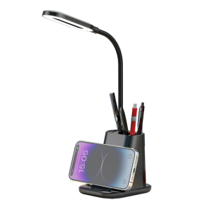 Namizna LED svetilka z brezžičnim polnjenjem 3v1 XO WX032 - slika 3