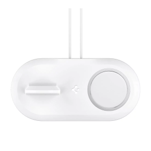 Polnilno stojalo Spigen Magfit Duo belo - slika 4