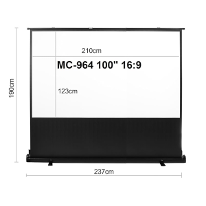 Projekcijsko platno Maclean MC-964 190 x 237 cm - slika 9