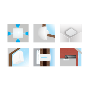 Aksialni ventilator Aerauliqa QD100T BB - slika 3