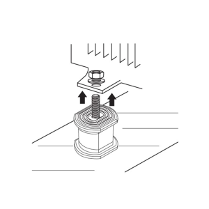 Vzmetni blažilci vibracij HELIBLOCK do 55kg - slika 3