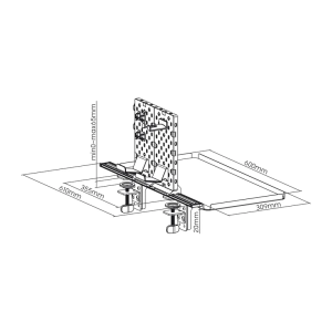 Večnamenska mizna polica NanoRS RS174 - slika 8