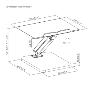 Stojalo za prenosnik MyWall HT 50L - slika 6