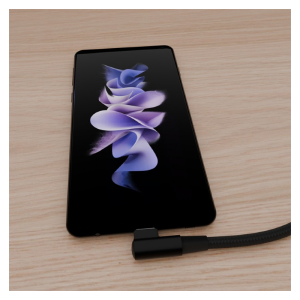 Kabel USB-C na USB-C kotni 20cm - slika 3