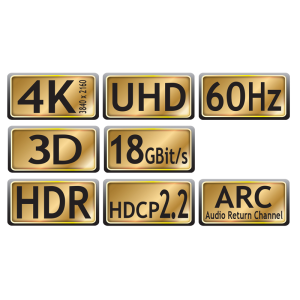 Optični HDMI kabel Maxtrack 10m 4K - slika 2