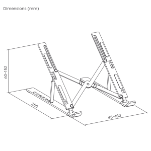 Stojalo za prenosnik MyWall HT 49L - slika 7