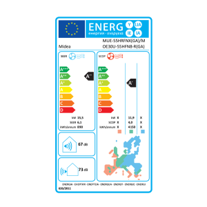 Midea stropno / talna 15,8 kW klimatska naprava - slika 4