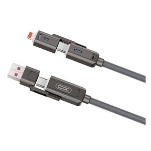 Kabel XO NB275 4v1 USB + USB-C na Lightning + USB-C 60W 1m - slika 2