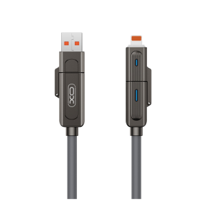 Kabel XO NB275 4v1 USB + USB-C na Lightning + USB-C 60W 1m - slika 3