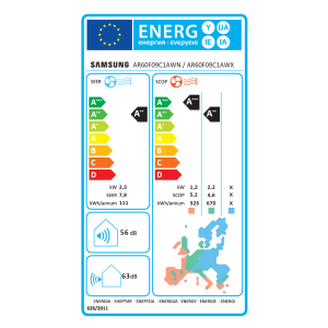 Klimatska naprava Samsung Comfort S2 AR60F09C1AWNEU/XEU 2,5 kW - slika 9