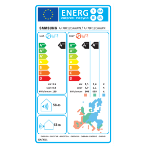 Klimatska naprava Samsung Elite S2 AR70F12CAAWNEU/XEU 3,5 kW - slika 9