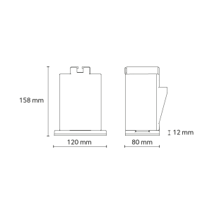 Podstavek za klimo SLOT-IN 945 x 584 x 158 - slika 3