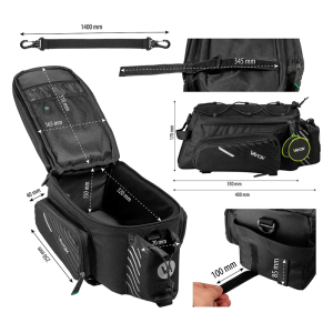 Kolesarska torba za na prtljažnik Vayox VA0171 - slika 9