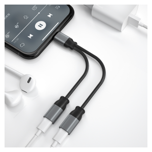 Adapter 8-pin Lightning na 2x 8-pin Lightning NBR160A - slika 2