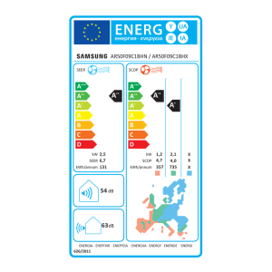 Samsung Luzon S2 AR50F09C1BHNEU/XEU 2,5 kW klimatska naprava - slika 9
