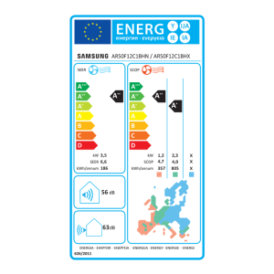Klimatska naprava Samsung Luzon S2 AR50F12C1BHNEU/XEU 3,5 kW - Image 9