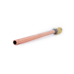 Elgracool servisni ventil 1/4" ženska + cev Cu 10 cm - slika 2