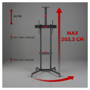 Stojalo za TV Maclean MC-113B 37''- 70'' - slika 7
