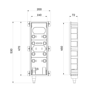 Podometna kaseta za ventilatorske konvektorje TS SCD200013 - slika 2