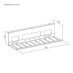 Organizator kablov MyWall HZ 48L - slika 4