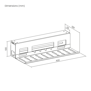Organizator kablov MyWall HZ 49L - slika 7
