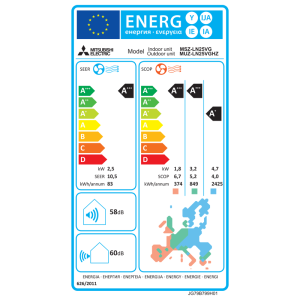 Klimatska naprava Mitsubishi MSZ/MUZ-LN25VG2W/WGHZ - slika 5