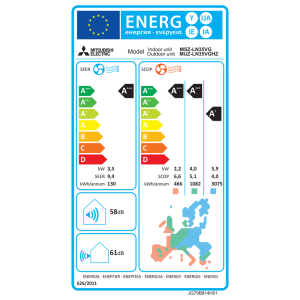 Klimatska naprava Mitsubishi MSZ/MUZ-LN35VG2R/VGHZ - slika 5