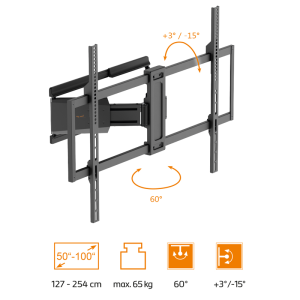 MyWall Nosilec za TV HP 46L 50"-100" - slika 5