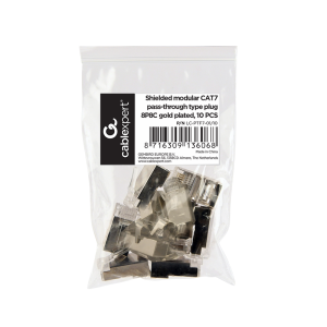 Cablexpert FTP konektor CAT7 "pass-through", 10 kosov - slika 5
