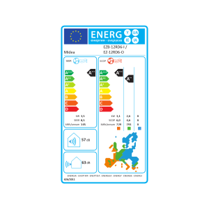 Midea Solstice 3,5 kW z belo notranjo enoto klimatska naprava - slika 9