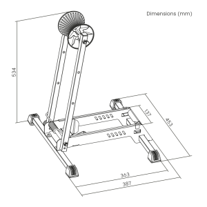 MyWall HR 16L Stojalo za kolo - slika 6