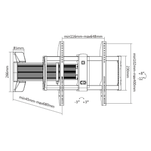 MyWall HF 21L Nosilec za TV 37" - 70" - slika 7