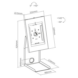 Maclean MC-336 Stojalo za tablico in tiskalnik - slika 8
